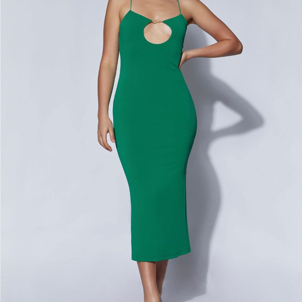 Ariya Hardware Midi Dress